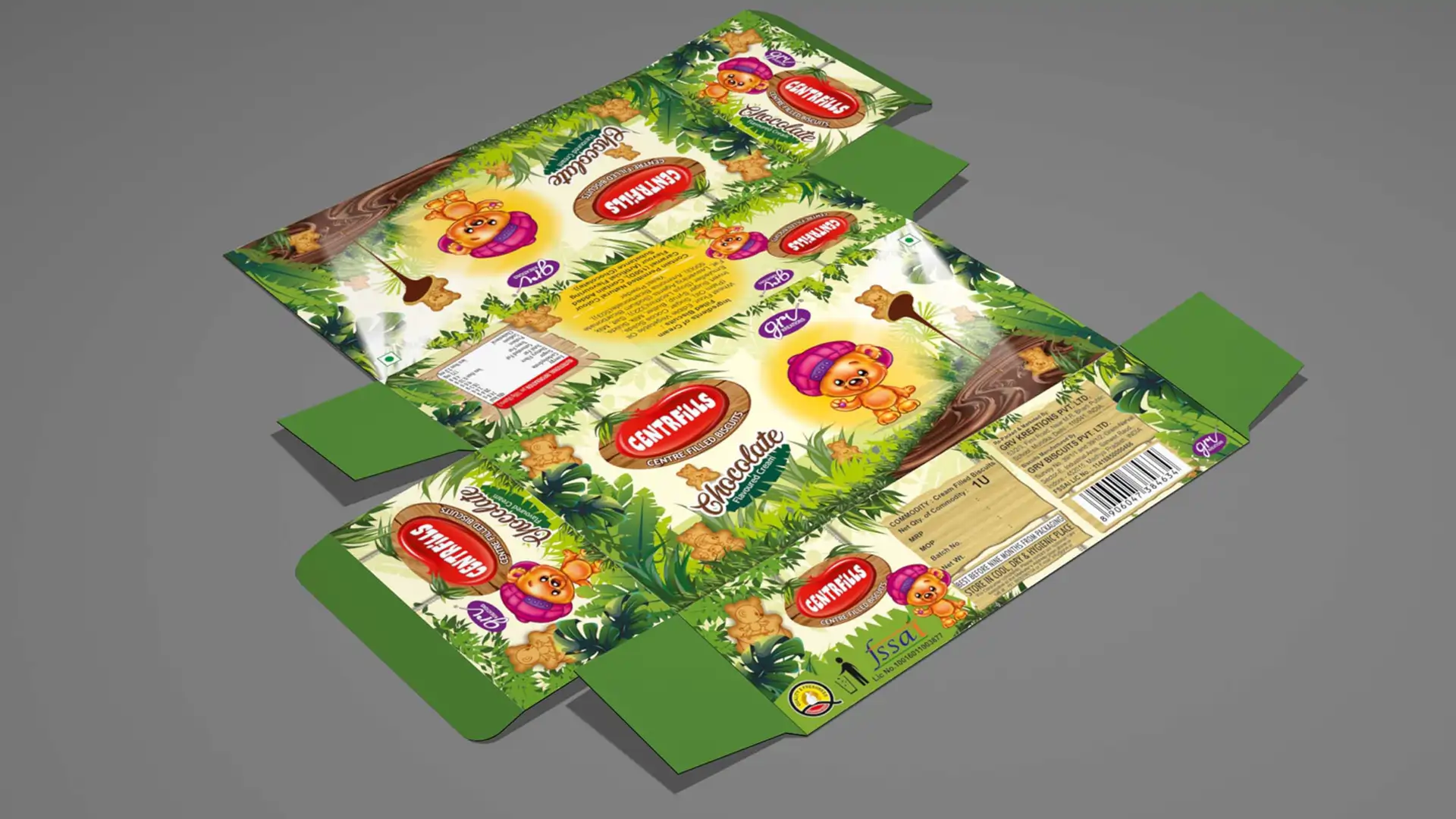 open layout of the new design box