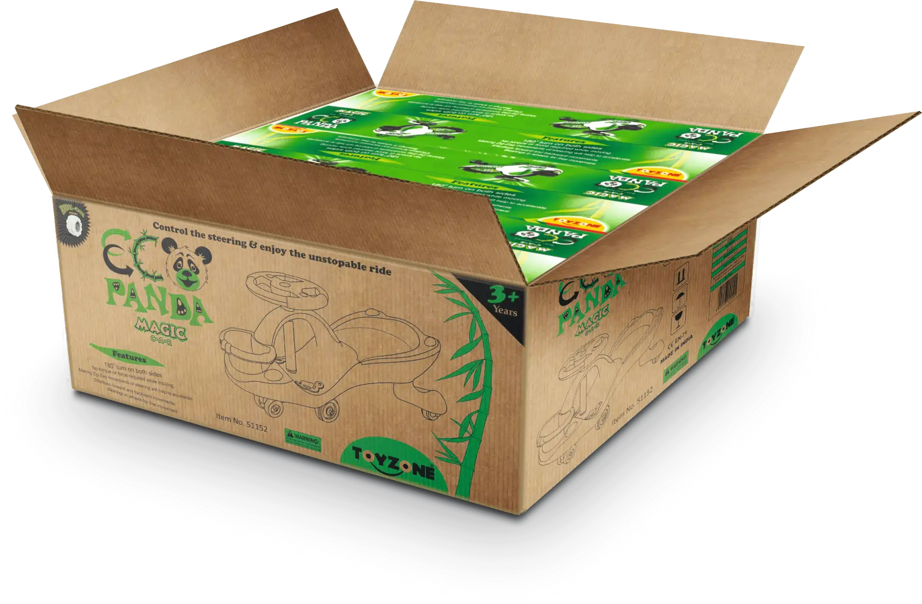 3d presentation of master carton
