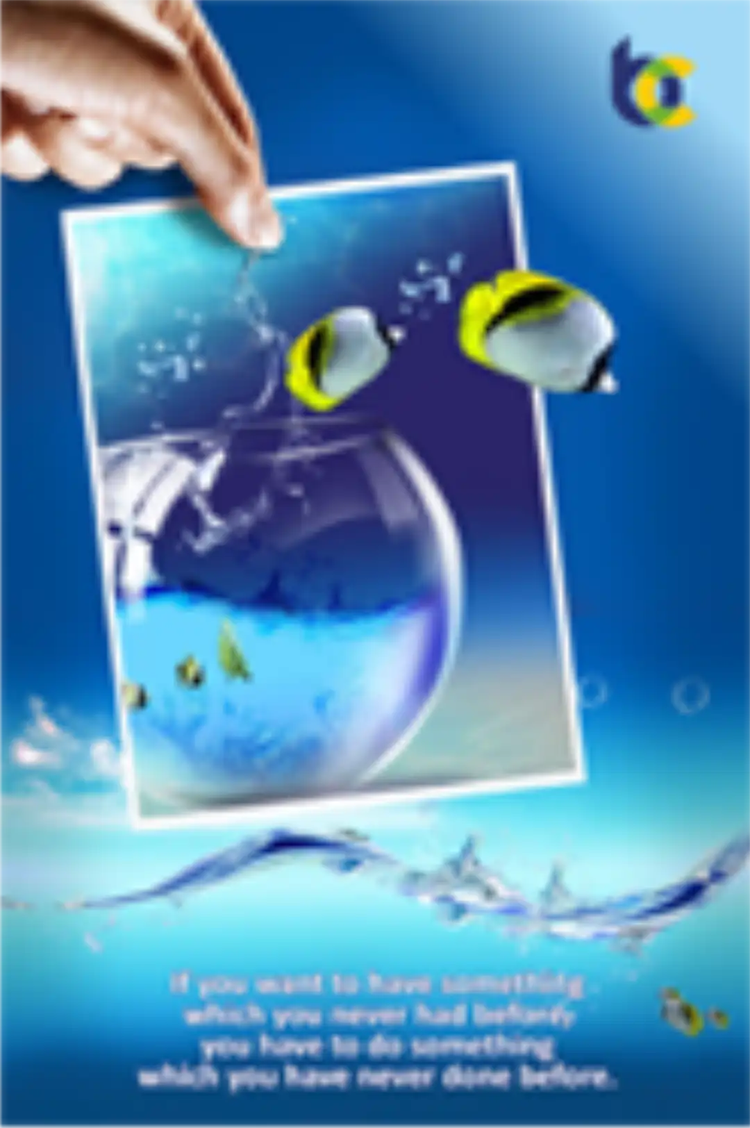 poster with fish