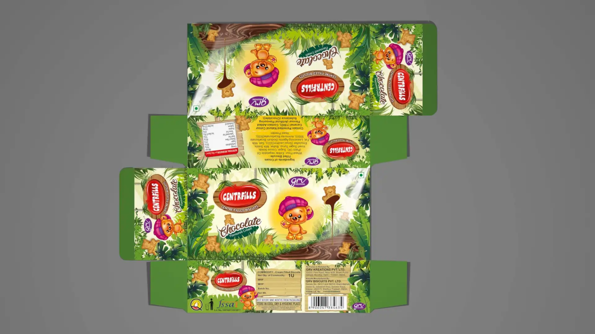 open layout of the new designed box